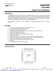IR3081MPBF datasheet pdf International Rectifier