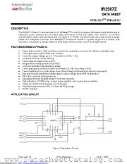 IR3507ZM datasheet pdf International Rectifier