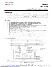 IR3522M datasheet pdf International Rectifier