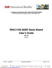 IRAC1150-300W datasheet pdf International Rectifier