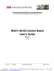 IRAC1150-D2 datasheet pdf International Rectifier