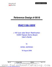 IRAC1166-100W datasheet pdf International Rectifier