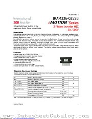 IRAM336-025SB datasheet pdf International Rectifier