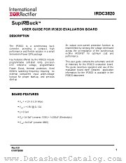 IRDC3820 datasheet pdf International Rectifier