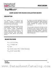 IRDC3820A datasheet pdf International Rectifier