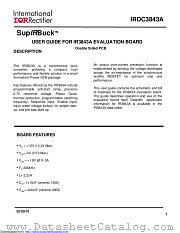IRDC3843A datasheet pdf International Rectifier