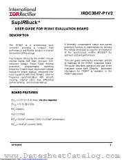 IRDC3847 datasheet pdf International Rectifier