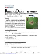 IRDCIP1203-A datasheet pdf International Rectifier