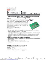 IRDCIP2001-B datasheet pdf International Rectifier