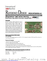 IRDCIP2005A-A datasheet pdf International Rectifier