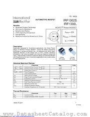 PB-IRF1302L datasheet pdf International Rectifier