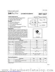 PB-IRF1607 datasheet pdf International Rectifier