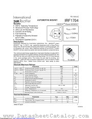 PB-IRF1704 datasheet pdf International Rectifier