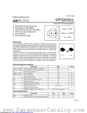 PB-IRF520NS datasheet pdf International Rectifier