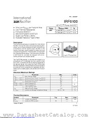 PB-IRF6100 datasheet pdf International Rectifier