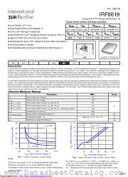 PB-IRF6619 datasheet pdf International Rectifier