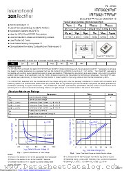 IRF6621TR1PBF datasheet pdf International Rectifier