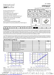 PB-IRF6637 datasheet pdf International Rectifier