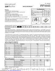 PB-IRF6665 datasheet pdf International Rectifier