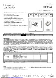 PB-IRF6668 datasheet pdf International Rectifier
