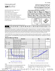 IRF6709S2TR1PBF datasheet pdf International Rectifier