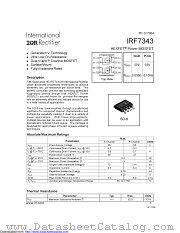 PB-IRF7343 datasheet pdf International Rectifier