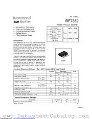 PB-IRF7389 datasheet pdf International Rectifier