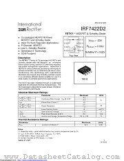 PB-IRF7422D2 datasheet pdf International Rectifier
