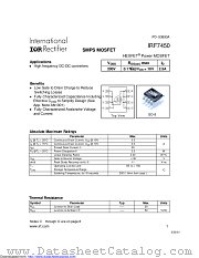 PB-IRF7450 datasheet pdf International Rectifier