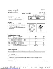 PB-IRF7455 datasheet pdf International Rectifier