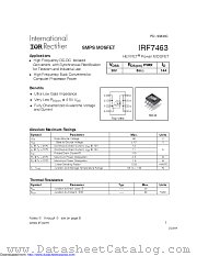 PB-IRF7463 datasheet pdf International Rectifier