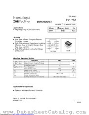 PB-IRF7464 datasheet pdf International Rectifier