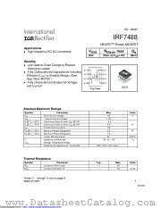 PB-IRF7488 datasheet pdf International Rectifier