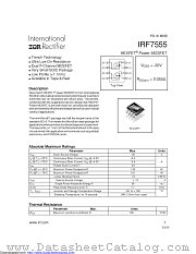 PB-IRF7555 datasheet pdf International Rectifier