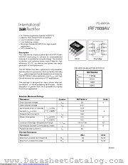 PB-IRF7809AV datasheet pdf International Rectifier