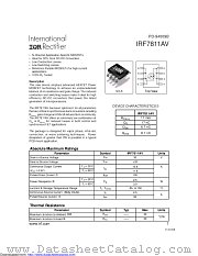 PB-IRF7811AV datasheet pdf International Rectifier