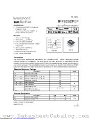 IRF8252TRPBF datasheet pdf International Rectifier