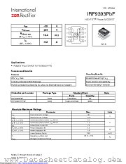 IRF9393TRPBF datasheet pdf International Rectifier