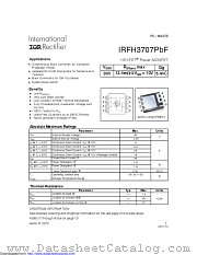 IRFH3707TR2PBF datasheet pdf International Rectifier