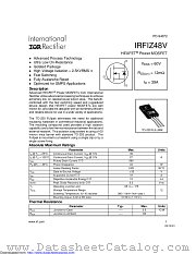 PB-IRFIZ48V datasheet pdf International Rectifier