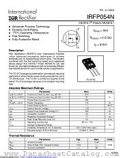 PB-IRFP054N datasheet pdf International Rectifier