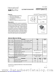 PB-IRFP2907Z datasheet pdf International Rectifier