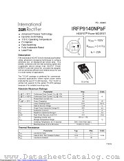 IRFP9140NPBF datasheet pdf International Rectifier