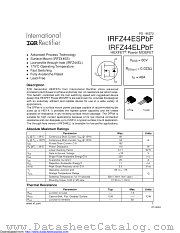 IRFZ44ELPBF datasheet pdf International Rectifier