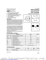 PB-IRFZ44NS datasheet pdf International Rectifier