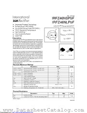 IRFZ46NSTRLPBF datasheet pdf International Rectifier