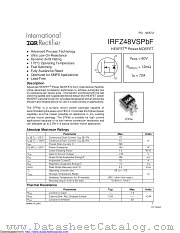 IRFZ48VSPBF datasheet pdf International Rectifier