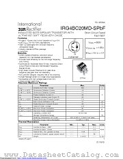 IRG4BC20MD-SPBF datasheet pdf International Rectifier