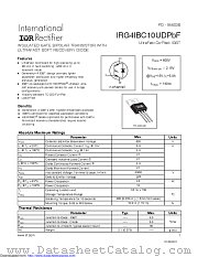 IRG4IBC10UDPBF datasheet pdf International Rectifier
