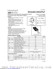 IRG4IBC30KDPBF datasheet pdf International Rectifier